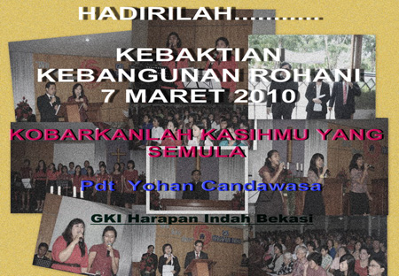 Kebaktian Kebangunan Rohani 7 Maret 2010